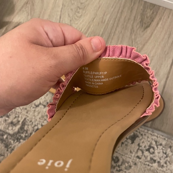 Jodie Eidel slip on ruffle sandal 8.5 - Picture 2 of 4